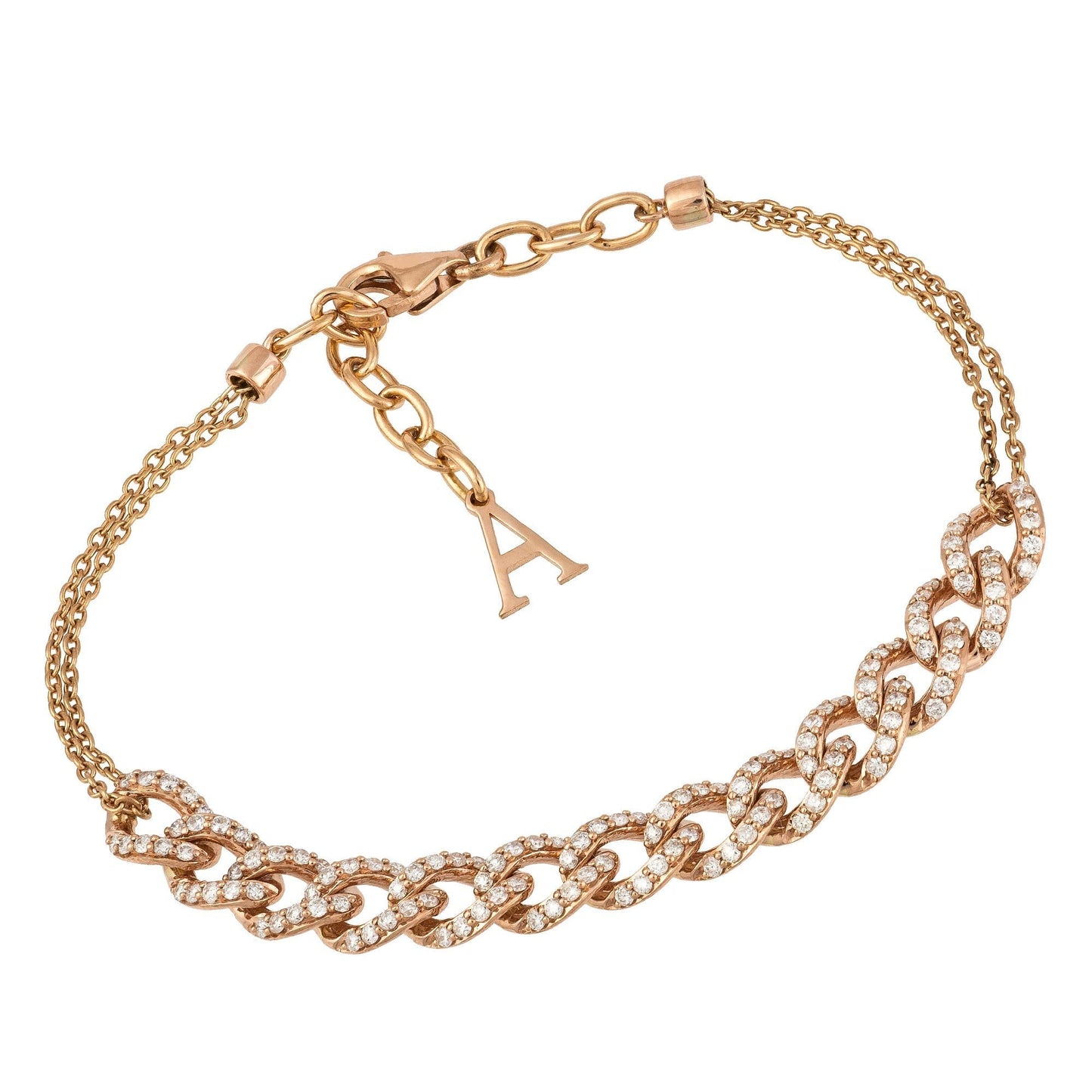 Diamond Tennis BRACELET 18K Rose Gold
