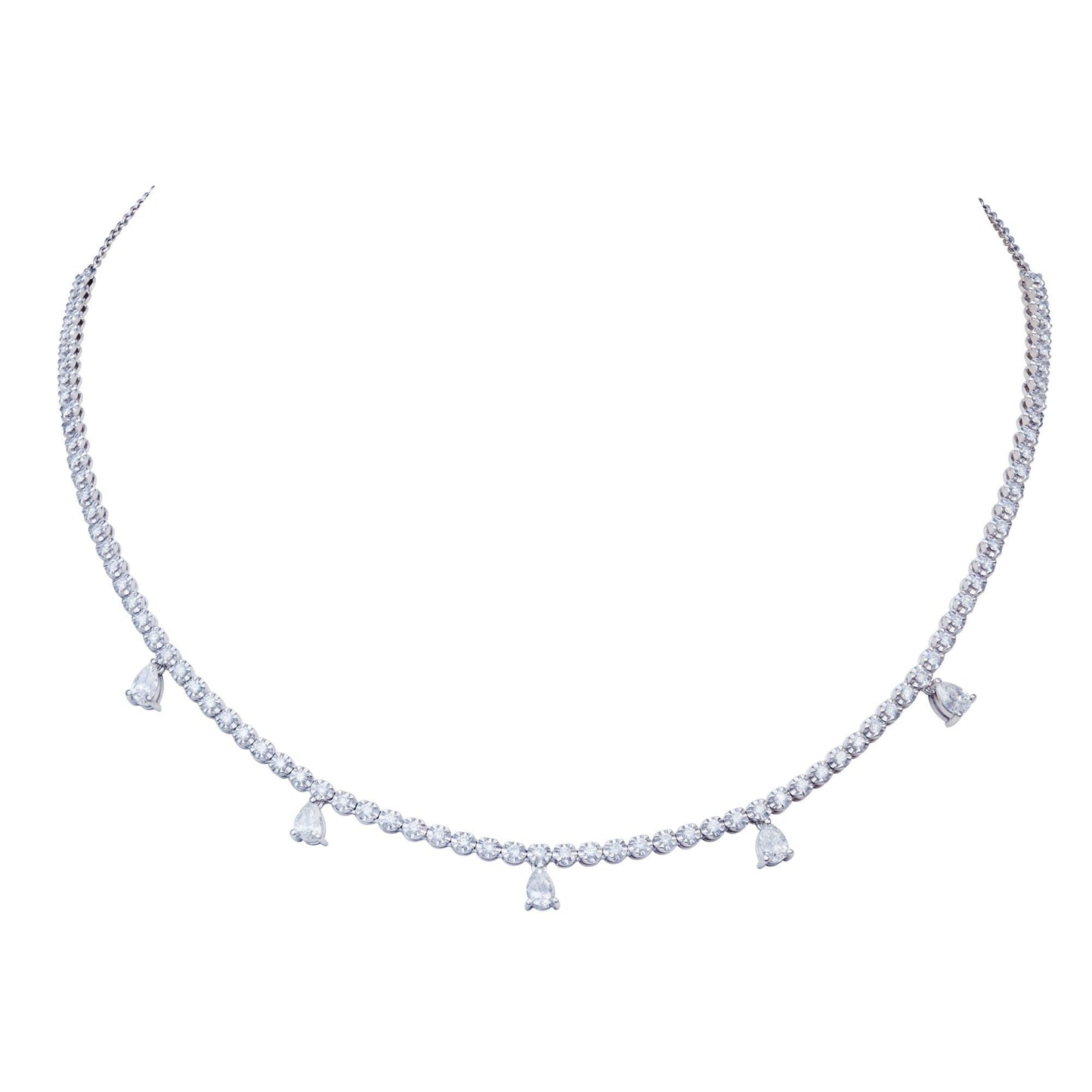 Breathtaking Diamond 18K White Gold Necklace for Her