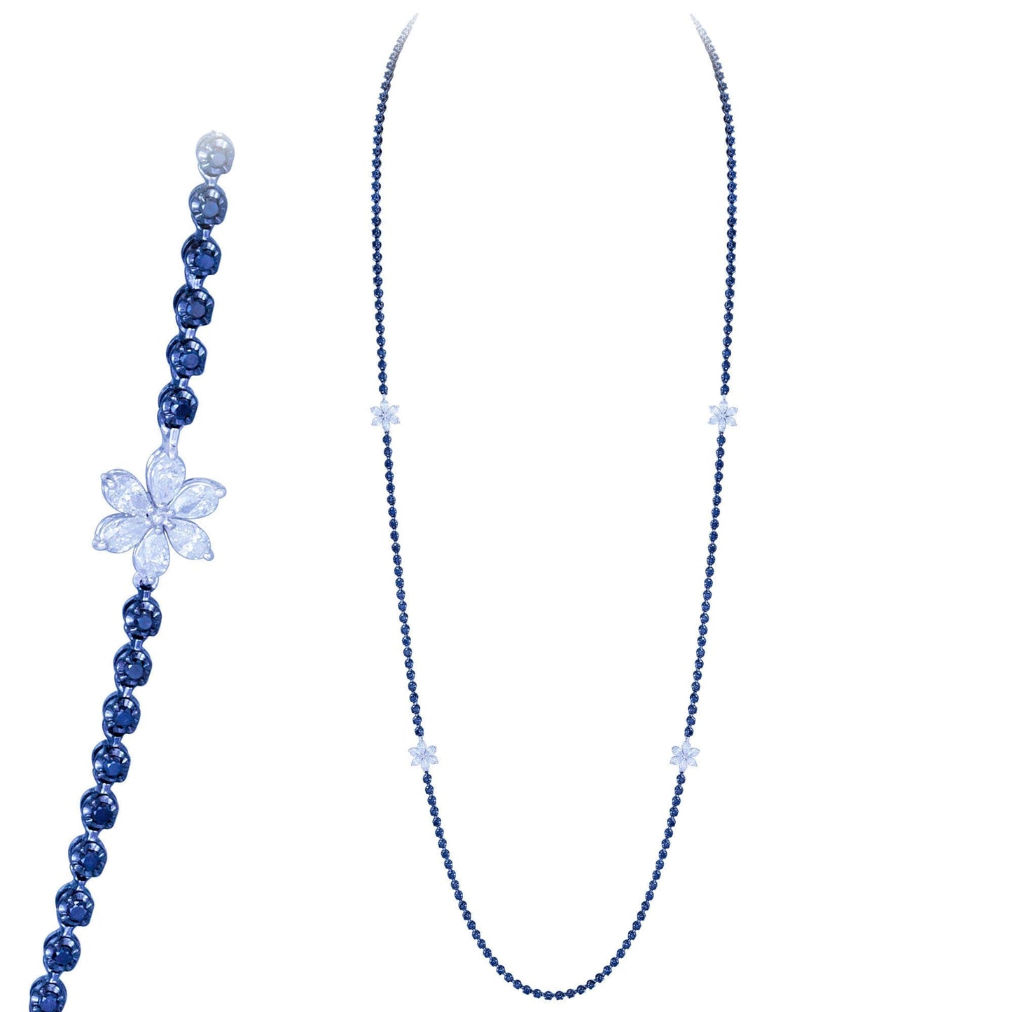 Breathtaking Diamond 18K White Gold Necklace for Her