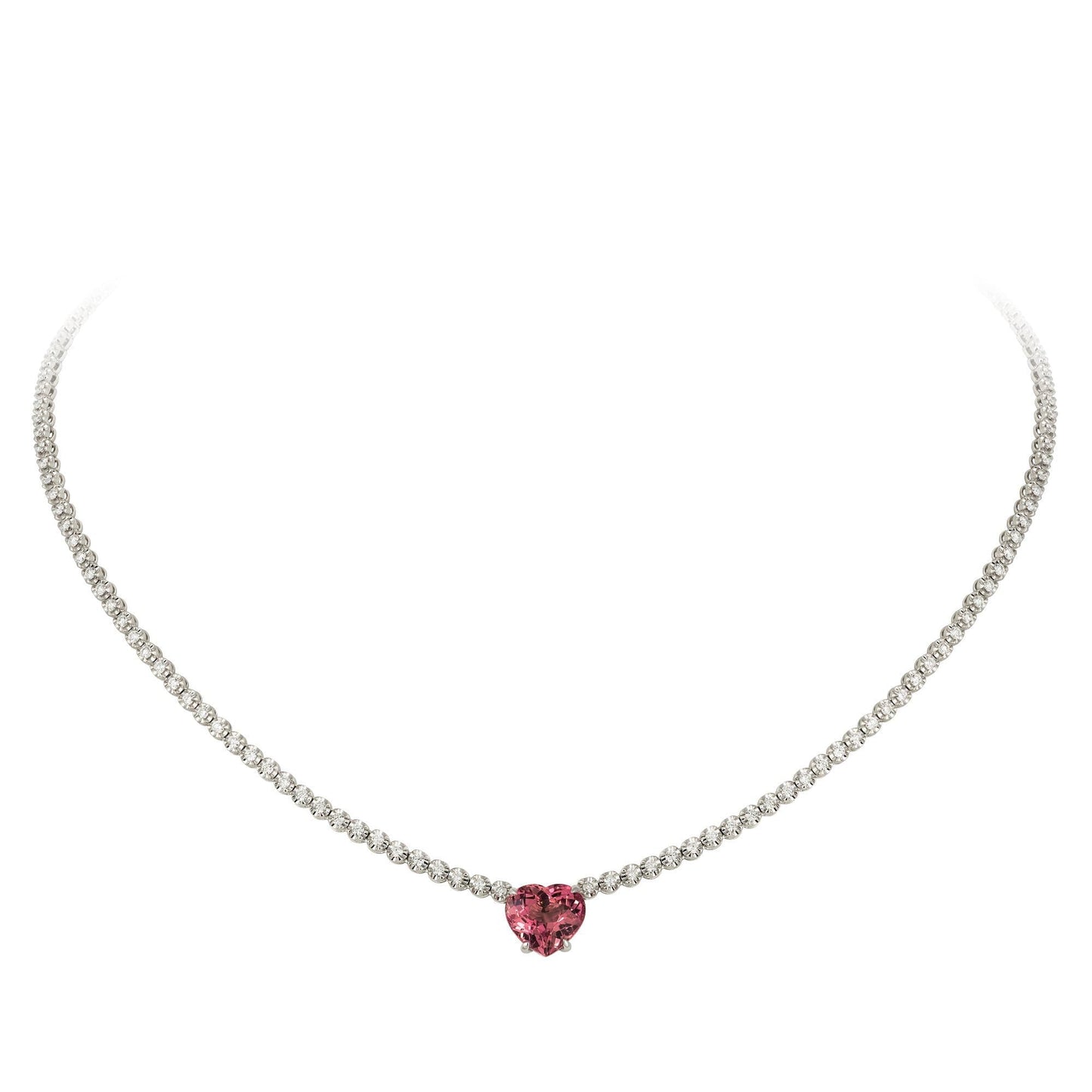 Breathtaking Diamond 18K Yellow Gold Necklace for Her