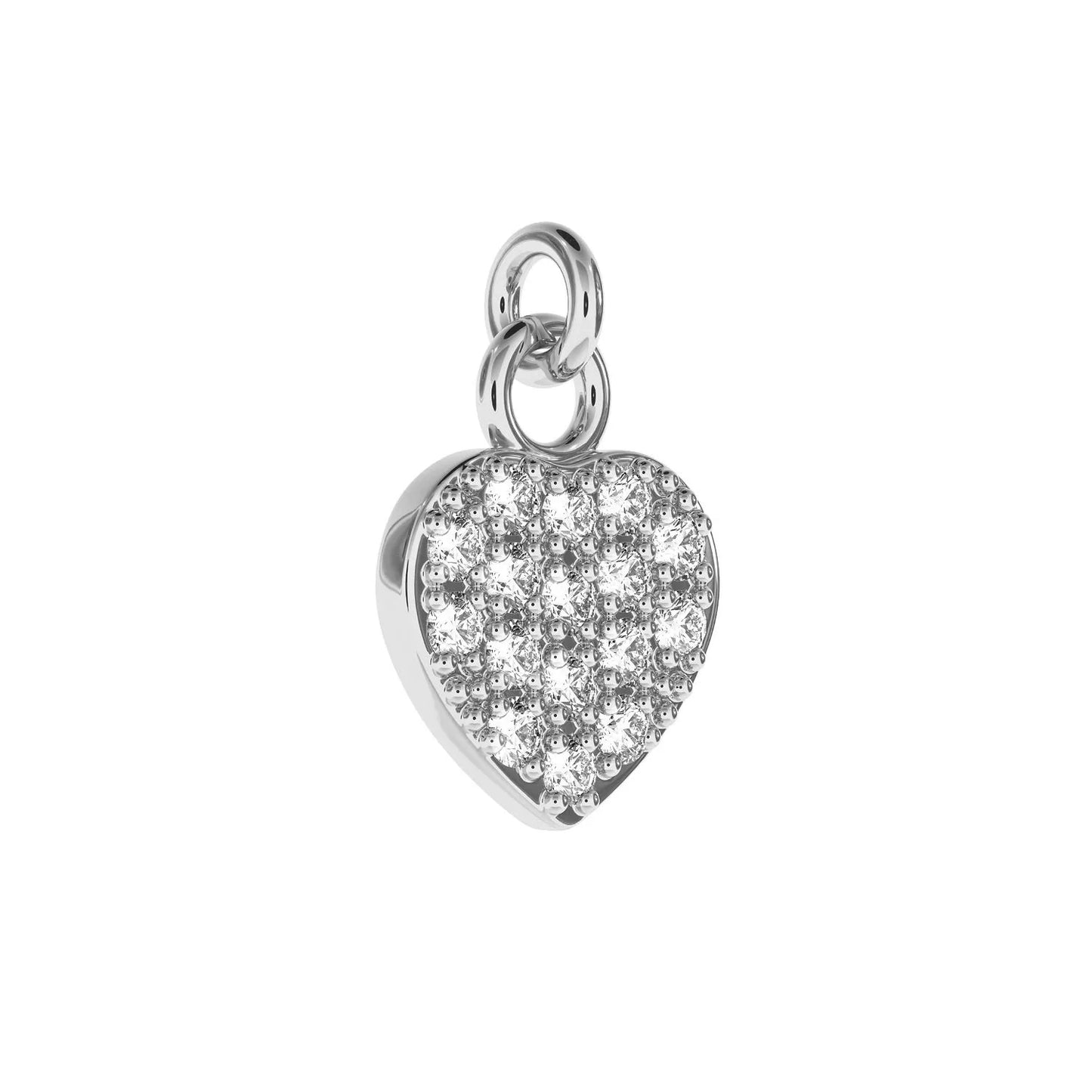 Personalised Silver Pendant Small Heart
