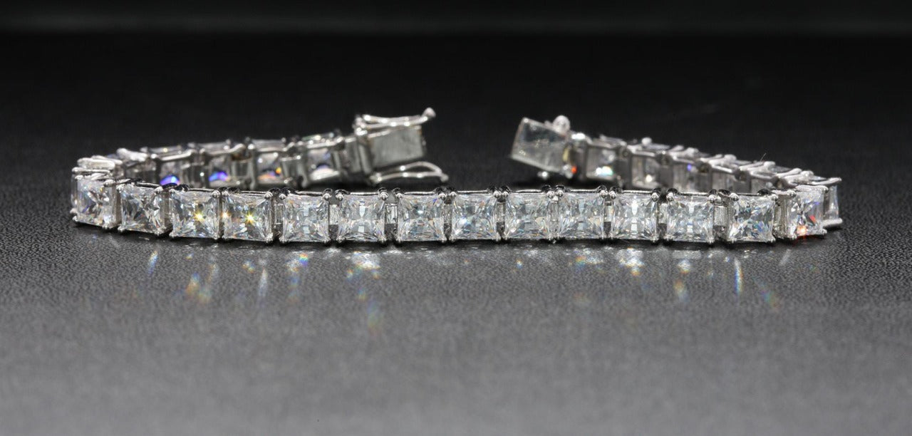 Princess cut bracelet for Rawya