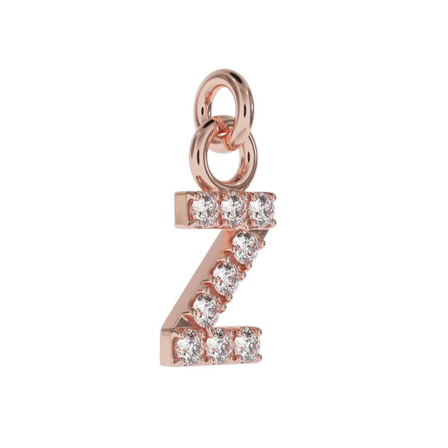 Personalised Silver Pendant Small Letter