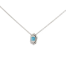 Load image into Gallery viewer, Eternelle Necklace London Blue Topaz Diamond White Gold
