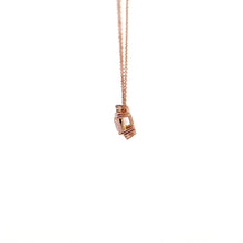 Load image into Gallery viewer, Eternelle Necklace Pink Quartz Diamond Rose Gold
