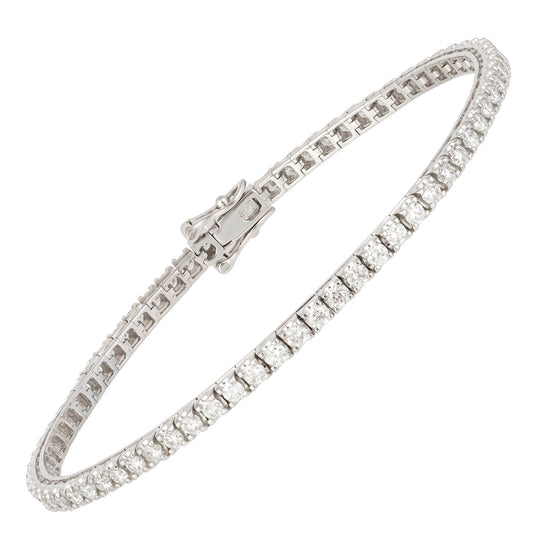 Diamond Tennis BRACELET 18K White Gold