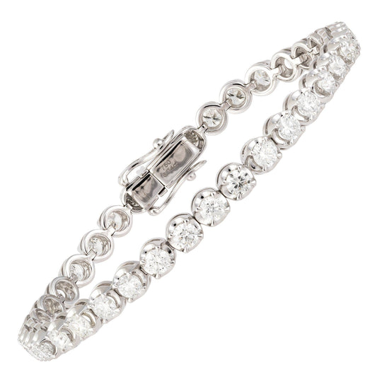 Diamond Tennis BRACELET 18K White Gold