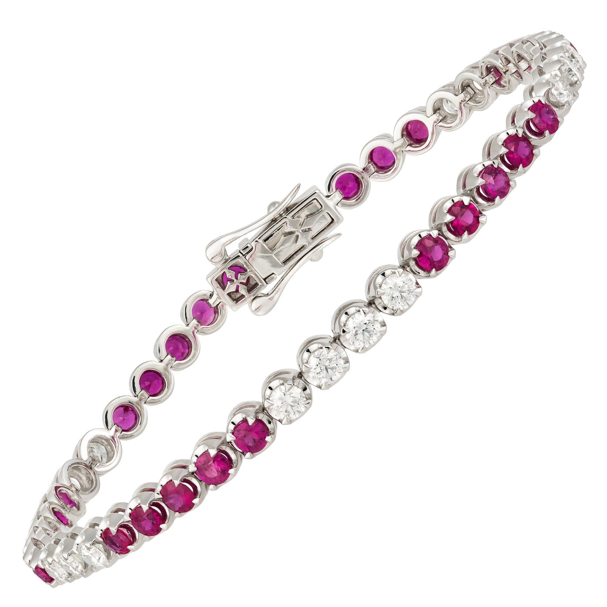 Diamond Tennis BRACELET 18K White Gold