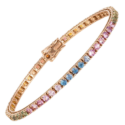 Diamond Tennis BRACELET 18K Rose Gold