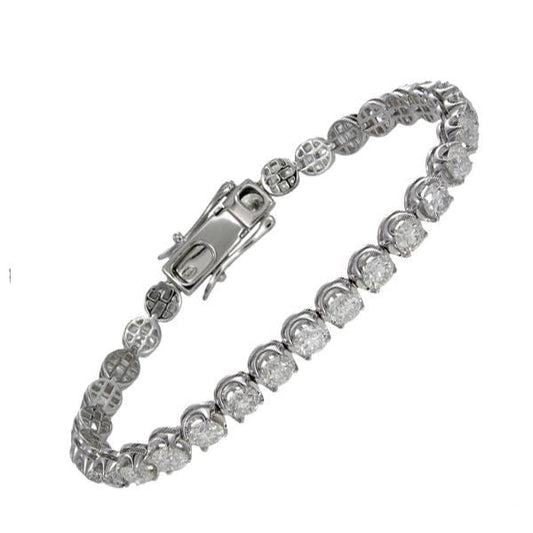 Diamond Tennis BRACELET 18K White Gold