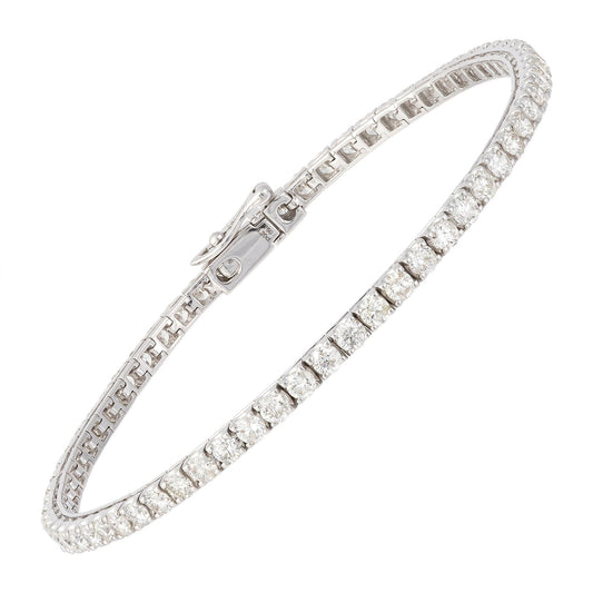 Diamond Tennis BRACELET 18K White Gold