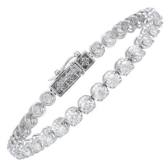 Diamond Tennis BRACELET 18K White Gold