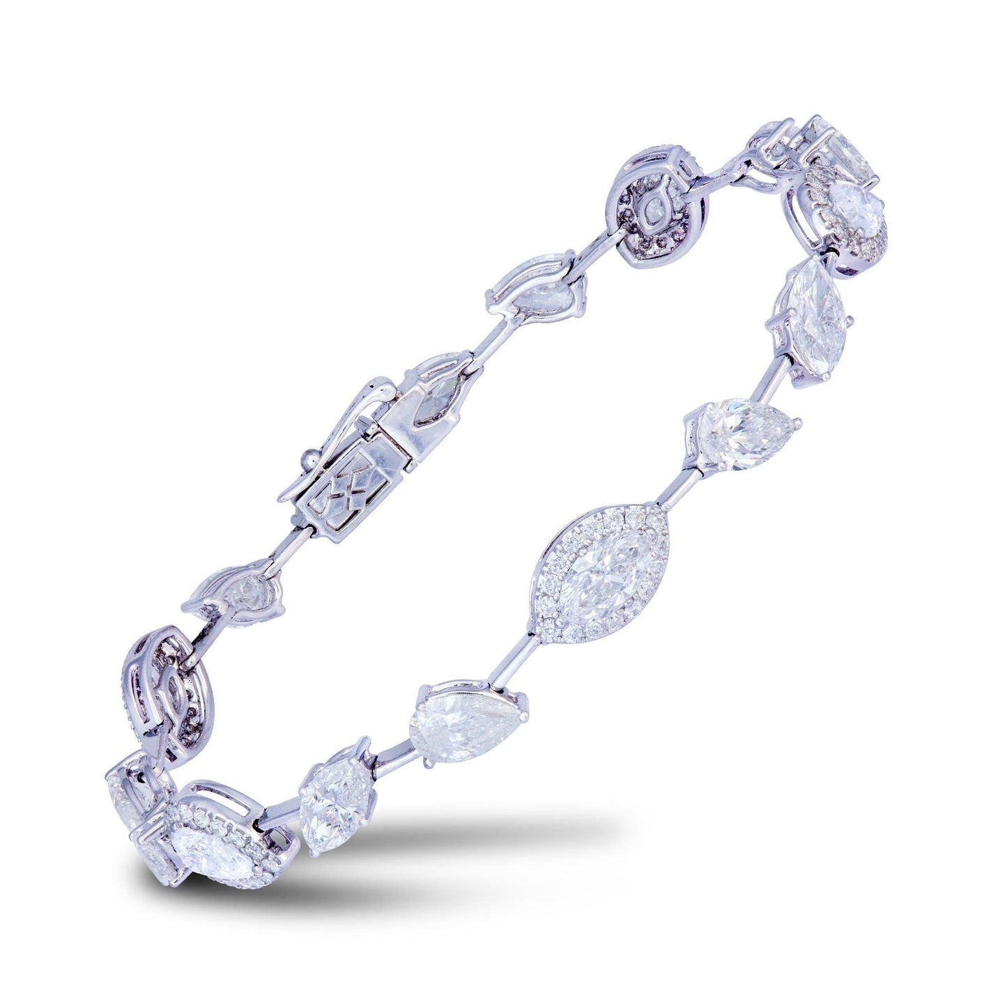 Diamond Tennis BRACELET 18K White Gold