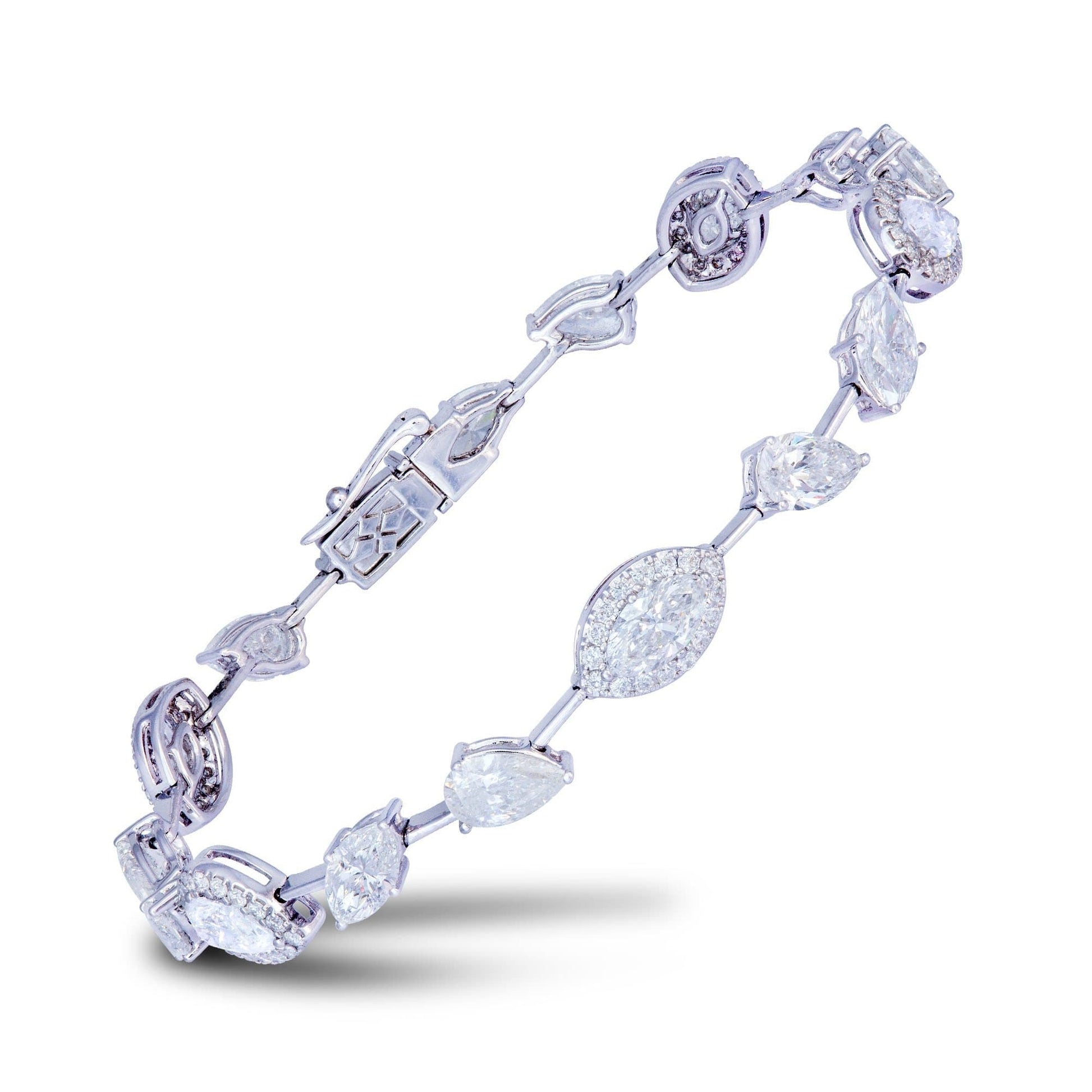 Diamond Tennis BRACELET 18K White Gold