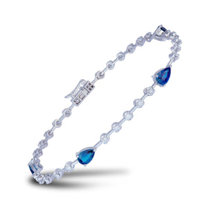 Diamond Tennis BRACELET 18K White Gold