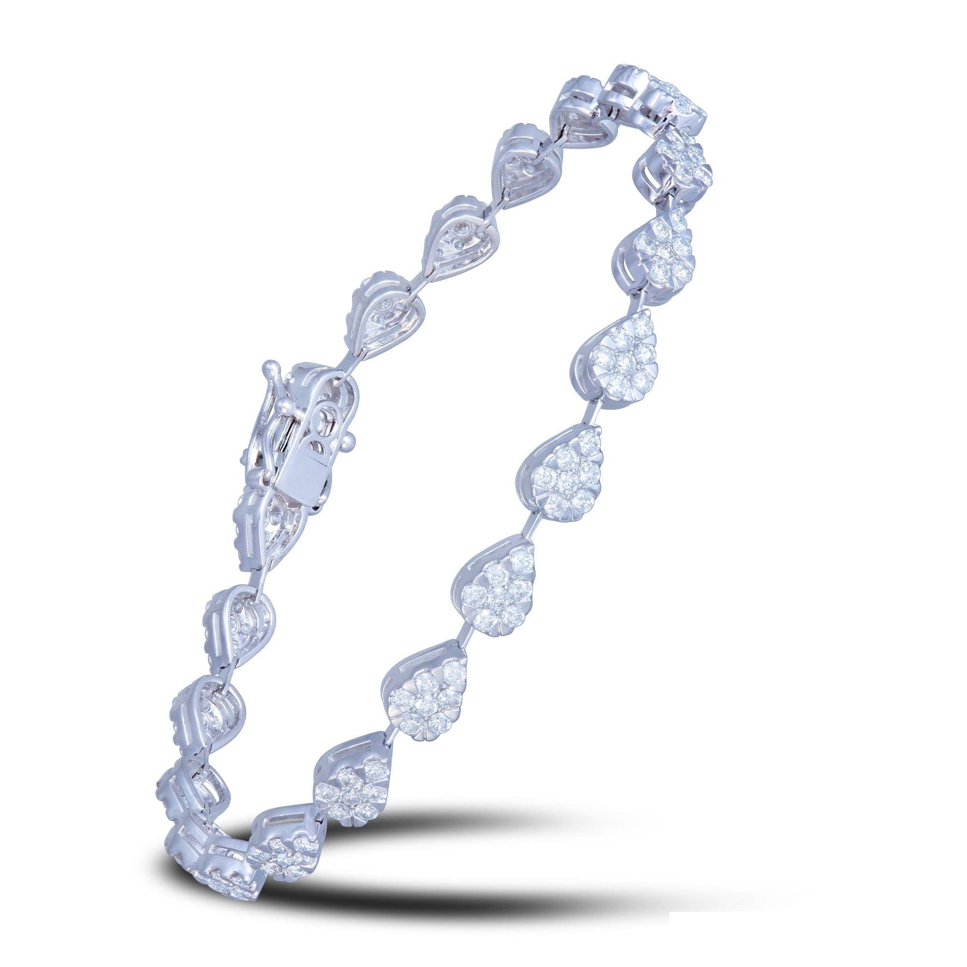 Diamond Tennis BRACELET 18K White Gold