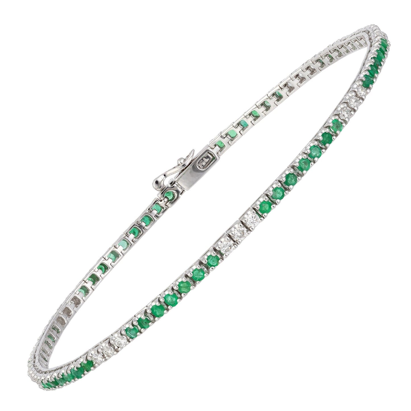 Diamond Tennis BRACELET 18K White Gold