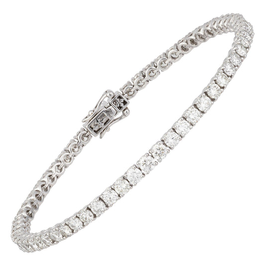 Diamond Tennis BRACELET 18K White Gold