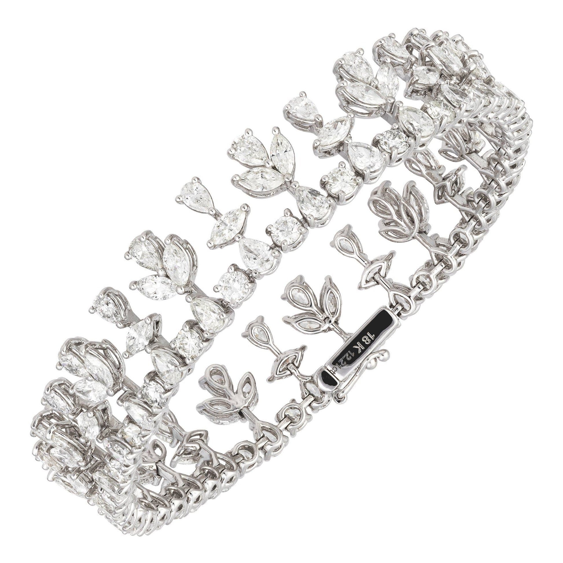 Diamond Tennis BRACELET 18K White Gold