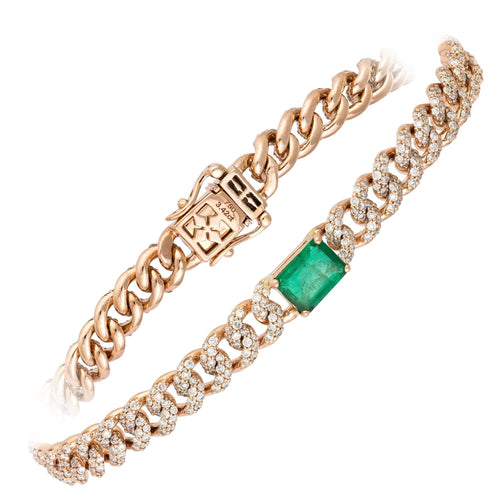 Diamond Tennis BRACELET 18K Yellow Gold