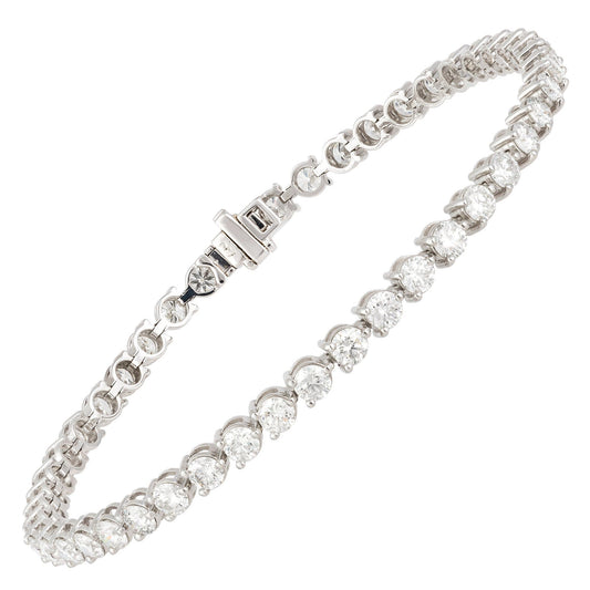 Diamond Tennis BRACELET 18K White Gold