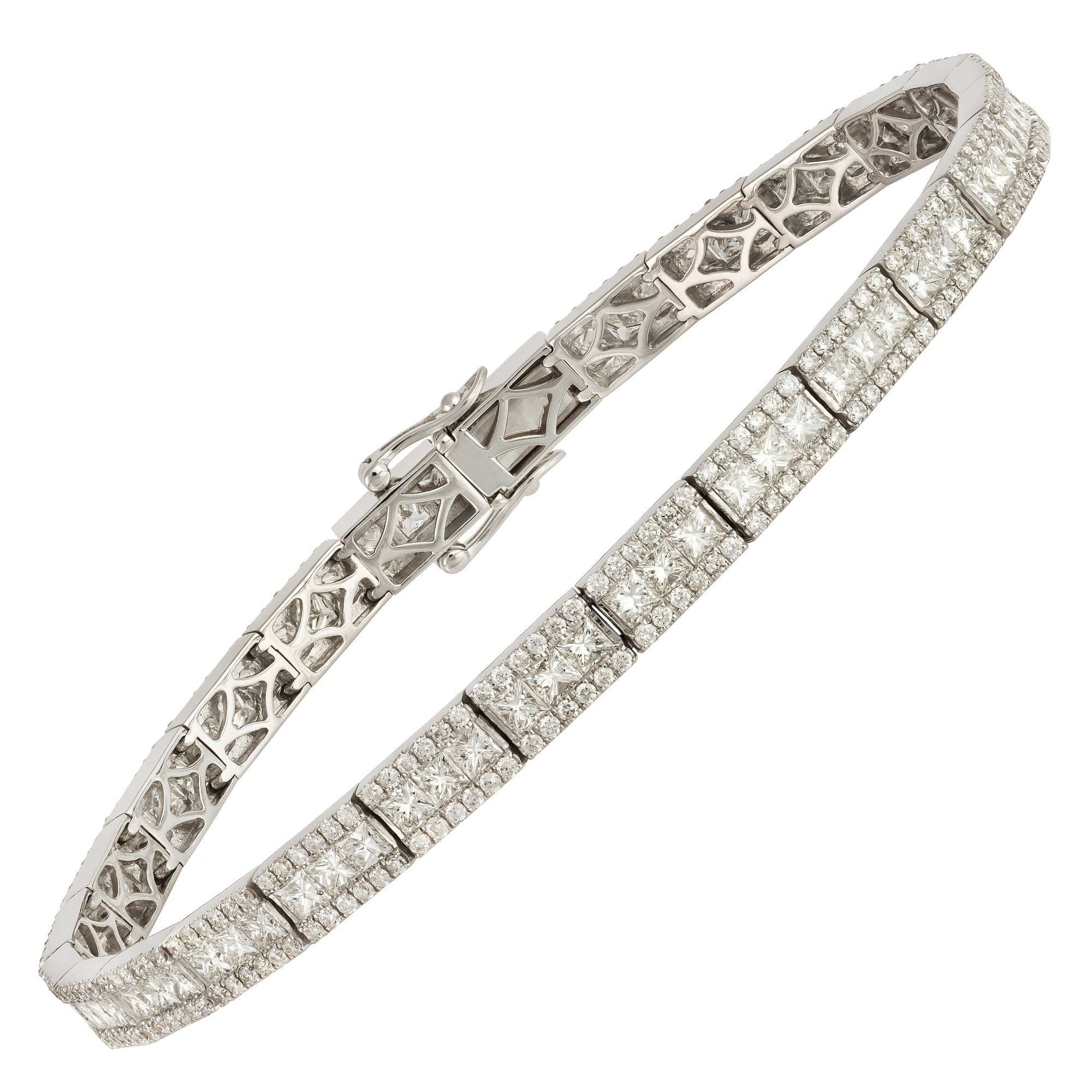 Diamond Tennis BRACELET 18K White Gold