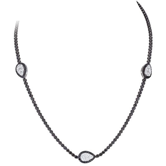 Breathtaking Diamond 18K White Gold Necklace for Her