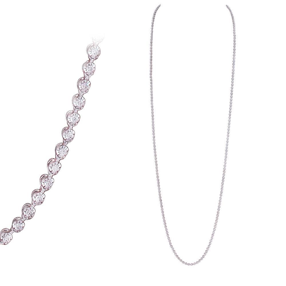 Breathtaking Diamond 18K White Gold Necklace for Her