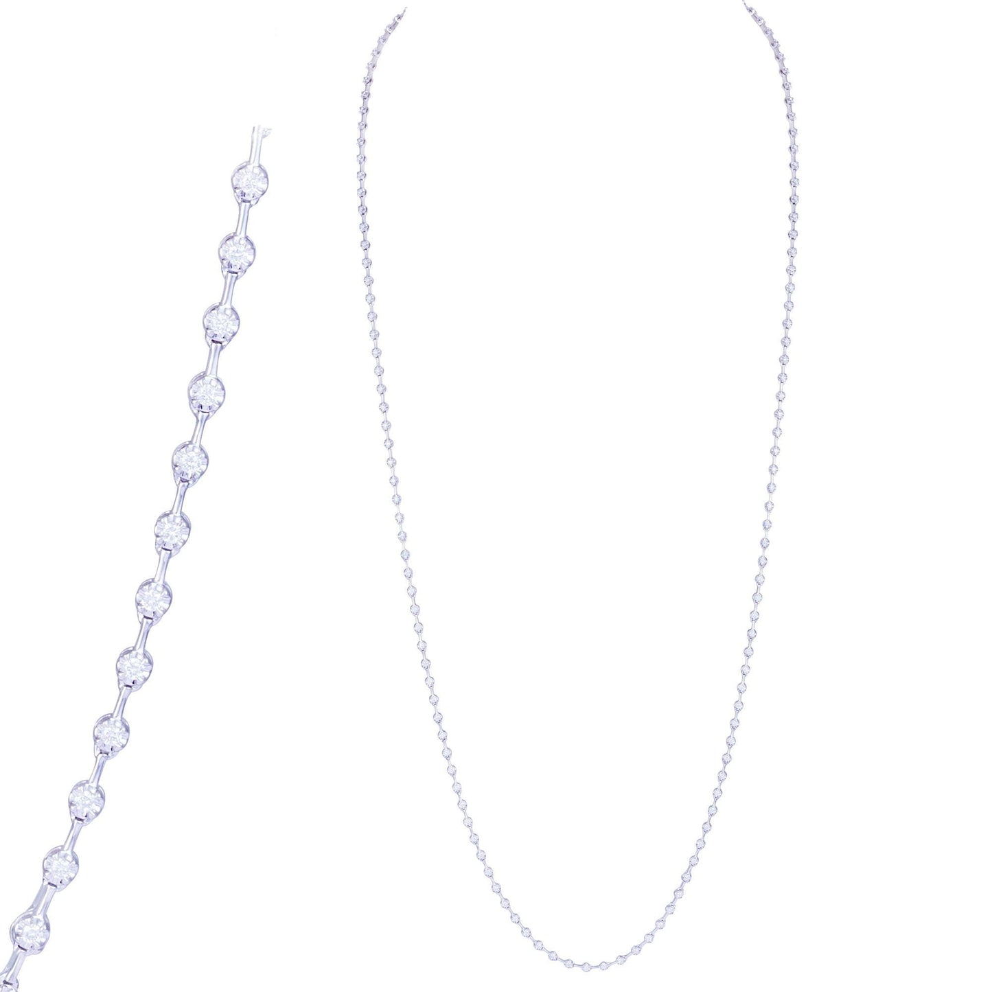Breathtaking Diamond 18K White Gold Necklace for Her