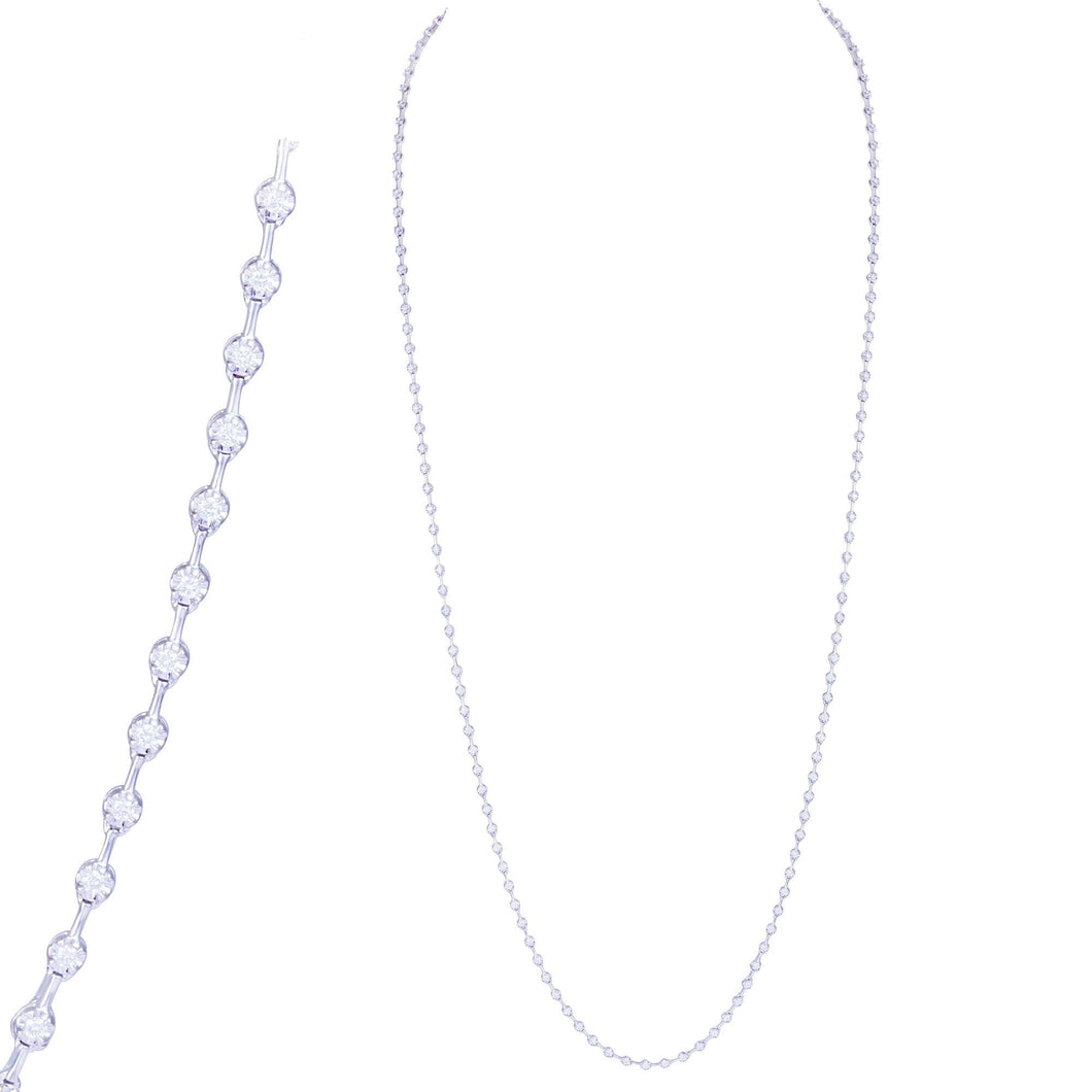 Breathtaking Diamond 18K White Gold Necklace for Her