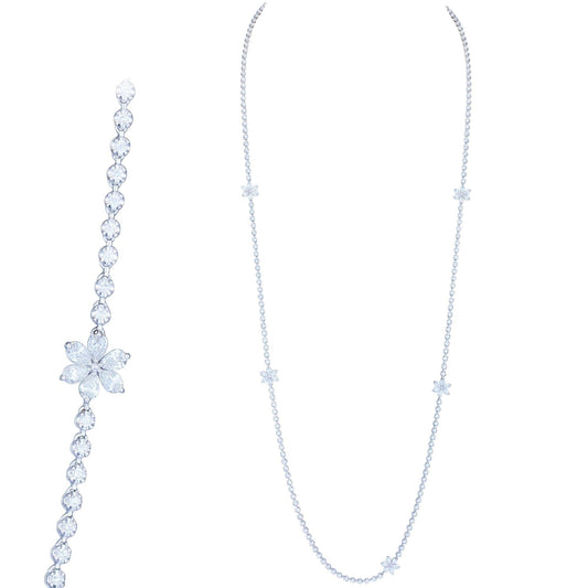 Breathtaking Diamond 18K White Gold Necklace for Her