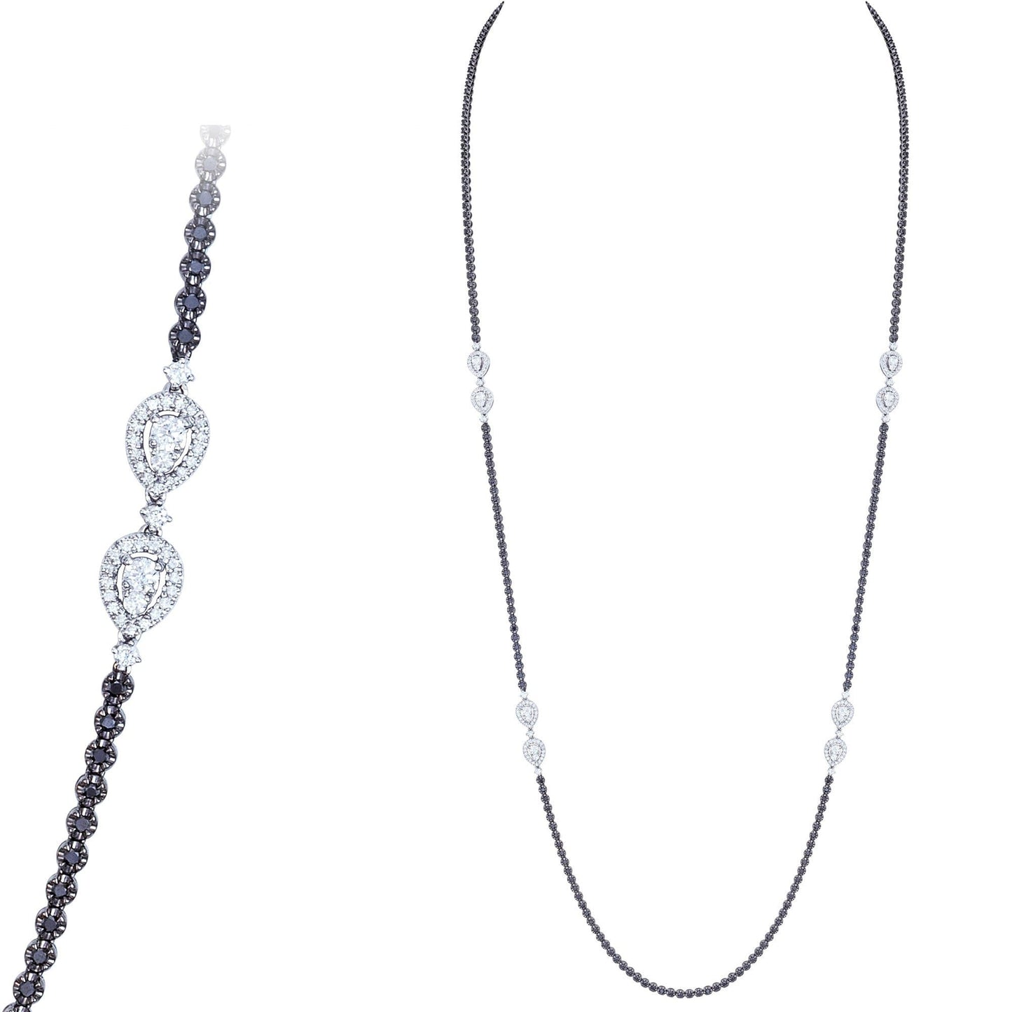 Breathtaking Diamond 18K White Gold Necklace for Her