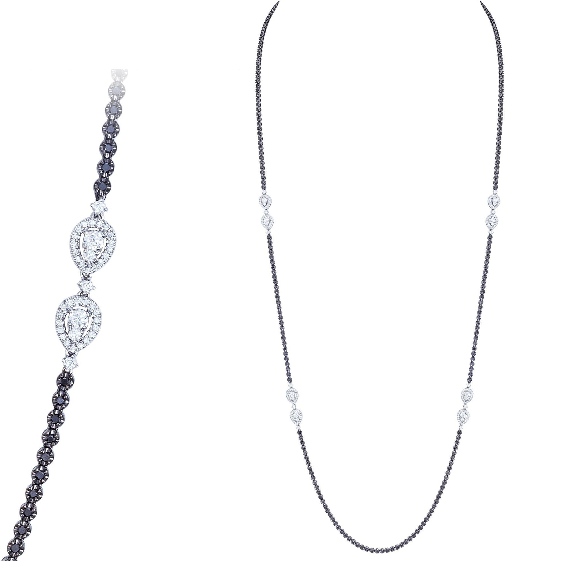 Breathtaking Diamond 18K White Gold Necklace for Her