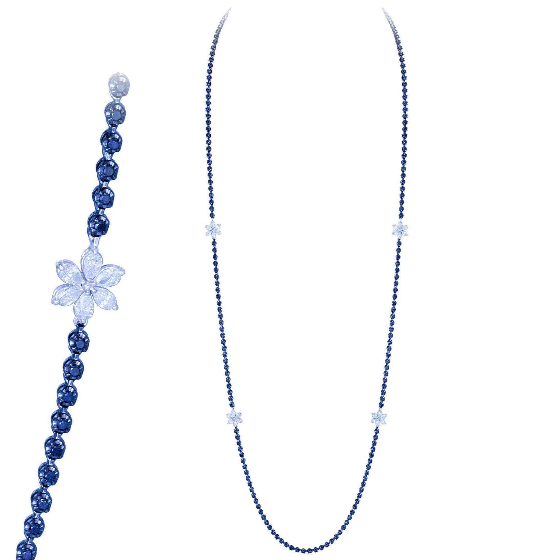 Breathtaking Diamond 18K White Gold Necklace for Her