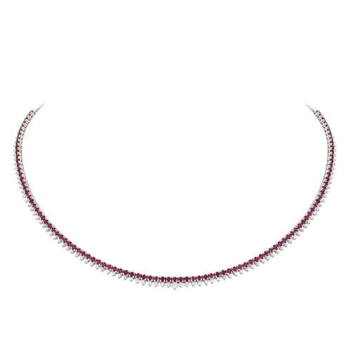 Breathtaking Diamond 18K White Gold Necklace for Her