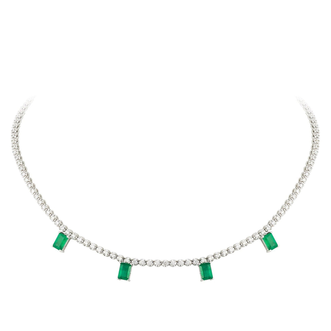 Breathtaking Diamond 18K White Gold Necklace for Her