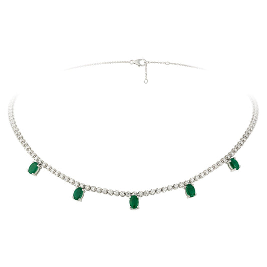 Breathtaking Diamond 18K White Gold Necklace for Her