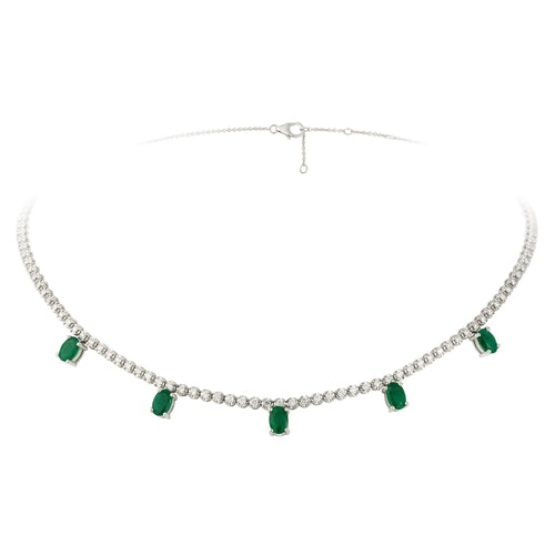 Breathtaking Diamond 18K White Gold Necklace for Her