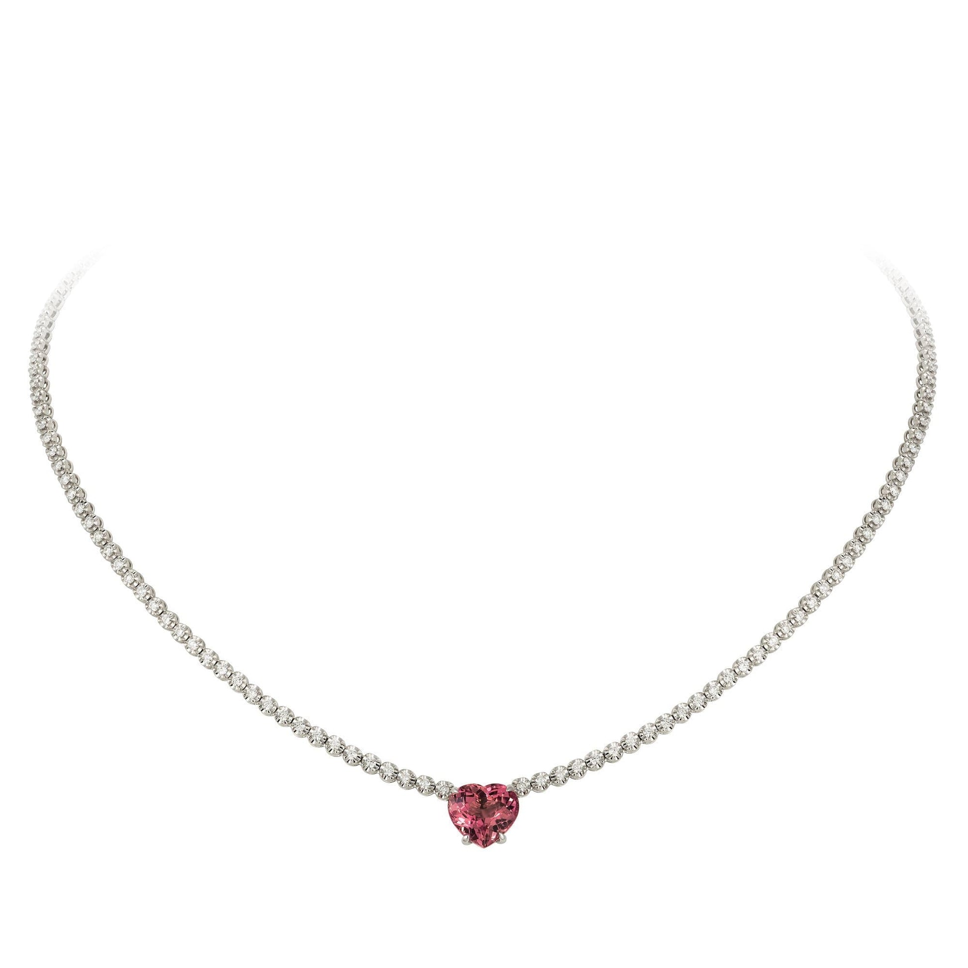 Breathtaking Diamond 18K Yellow Gold Necklace for Her