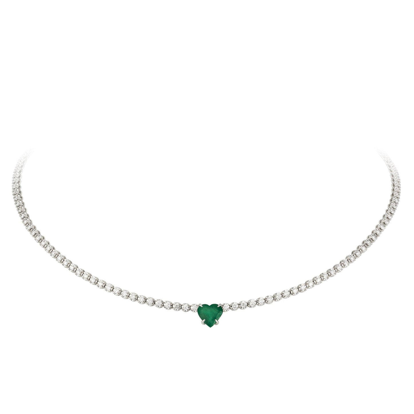 Breathtaking Diamond 18K White Gold Necklace for Her