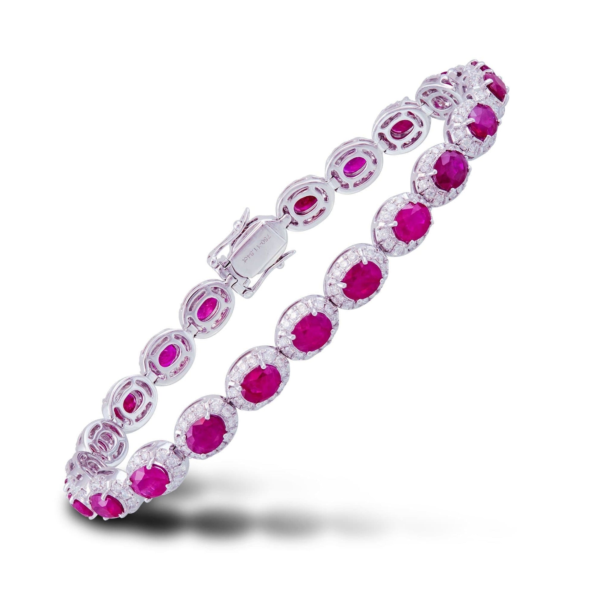 Diamond Tennis BRACELET 18K White Gold