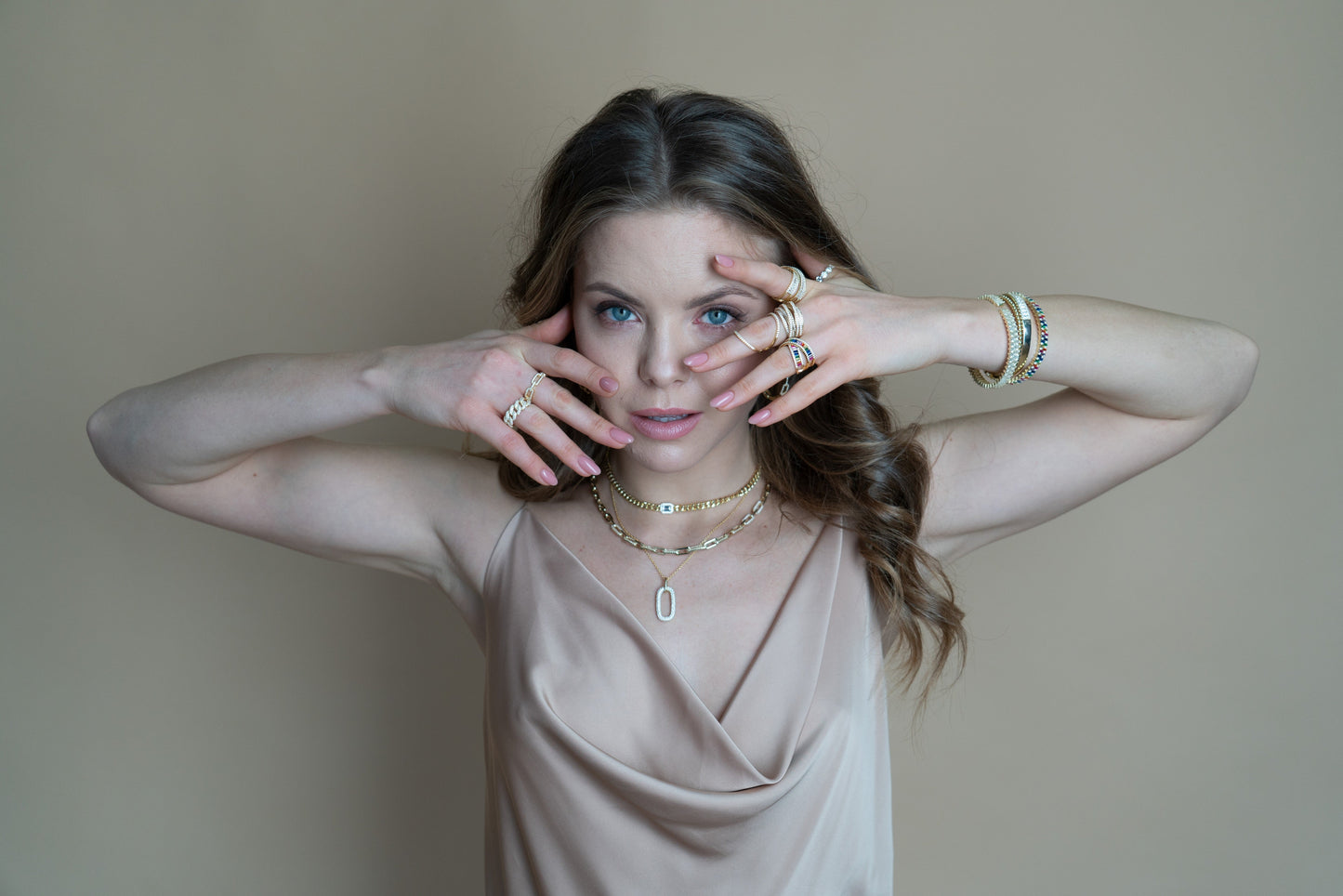 Minimalistic Chain Silver Ring