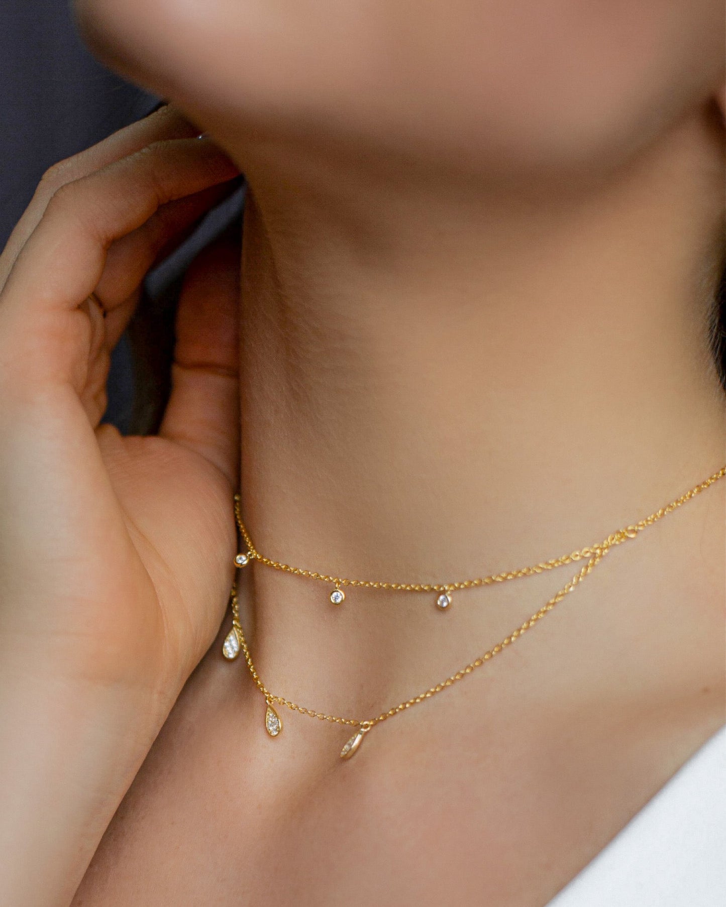 Double Fine Silver Necklace