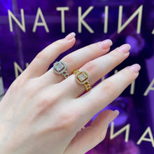 Load image into Gallery viewer, Briliant Chain Silver Ring
