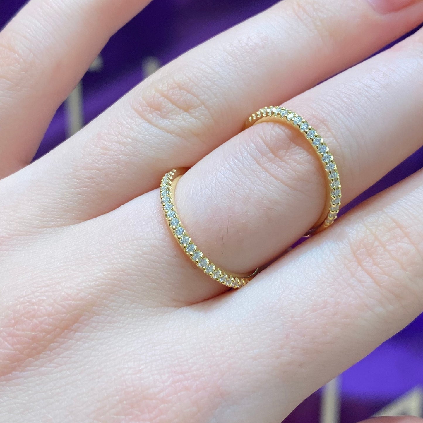 Double Chain Silver Ring