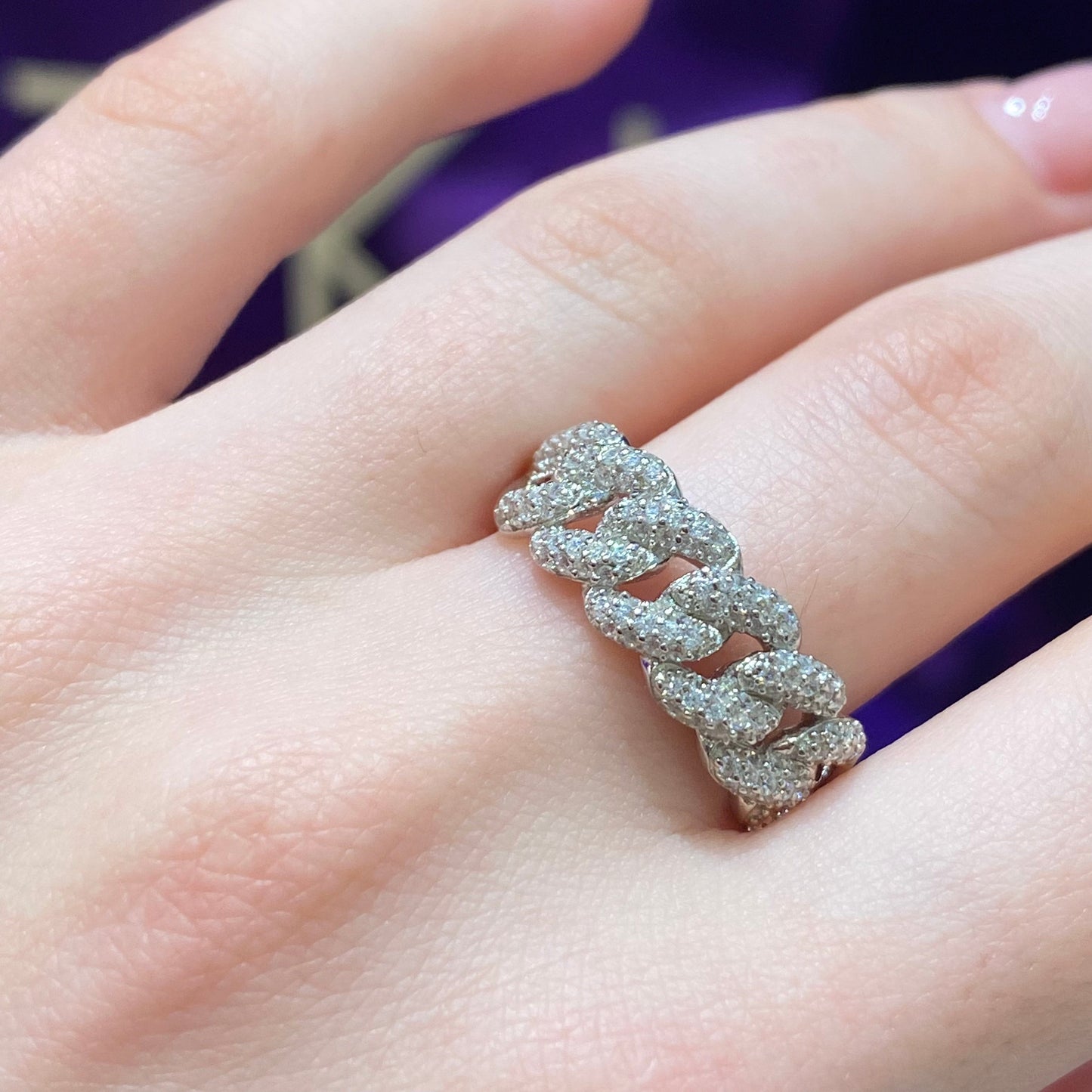 Elegant Fine Silver Ring