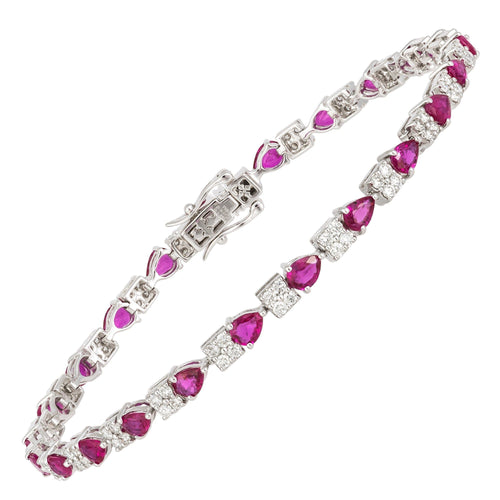 Diamond Tennis  BRACELET 18K White Gold