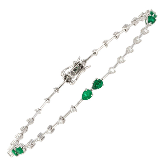 Diamond Tennis BRACELET 18K White Gold