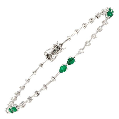 Diamond Tennis BRACELET 18K White Gold