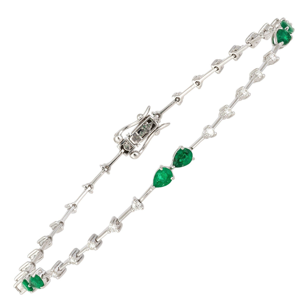 Diamond Tennis BRACELET 18K White Gold